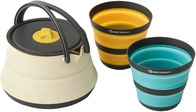 Набір посуду Sea To Summit Frontier UL Collapsible Kettle Cook Set 1.1 л складаний для походів на 2 персони