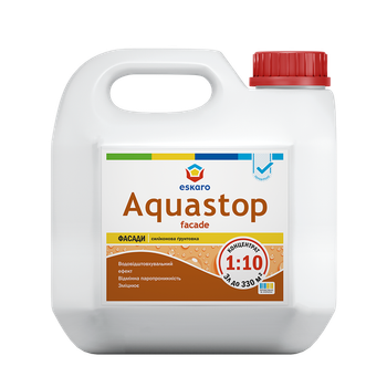 Фасадный грунт ESKARO Aquastop Facade (1:10) 3л