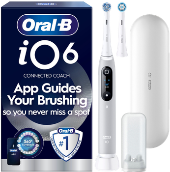 Електрична зубна щітка Oral-B iO6 Grey + Brush Head + TC