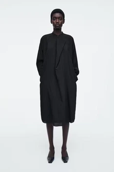 Сукня жіноча COS draped belted midi dress 1288654001 Eur 40 Чорний