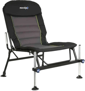Кресло Matrix Innovations Accessory Chair для фидерной и поплавочной рыбалки с регулируемыми ножками, стально-алюминиевое