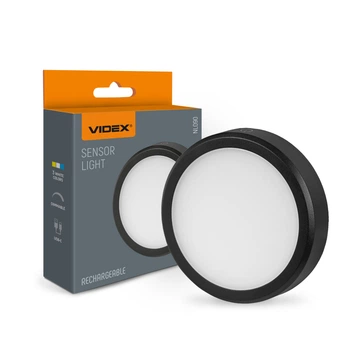 LED Светильник аккумуляторный с датчиком движения VIDEX VL-NL090B Black