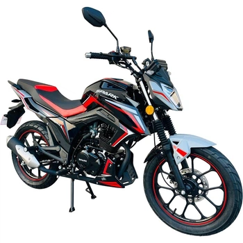 Мотоцикл Spark SP200R-45 (Заводське паковання) (Чорний з червоним)