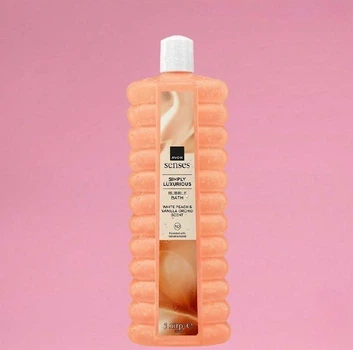 Піна для ванни Avon Senses «Справжня розкіш» з ароматом персика та ванільної орхідеї 1000 мл
