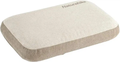 Подушка надувная Naturehike NH22ZT002 Memory Foam Square из вельвета, компактная для походов и путешествий