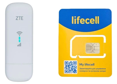 Роутер модем WIFI 4G LTE ZTE MF 79 U USB два виходи під антену + Лайф безліміт