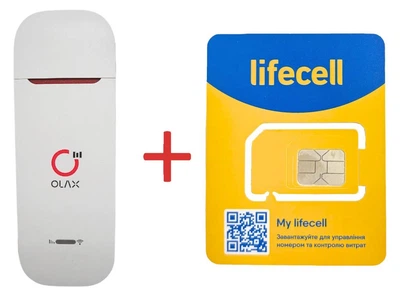 Роутер модем WIFI 4G LTE Olax Олакс U 90 H USB выход под антенну + Лайф безлимит