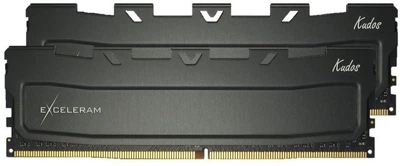 Оперативная память DDR4 32 Gb (3200 MHz) (Kit 16 Gb x 2) Exceleram Kudos Black (EKBLACK4323222XD)