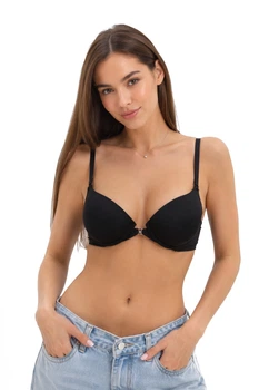 Бюстгальтер жіночий чорного кольору чашка В Fashion розмір 80B (216661)
