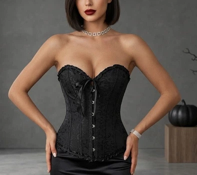 Корсет-бюстьє для ефектного образу на Хелловін Honey Fashion Accessories M чорний (10-70)