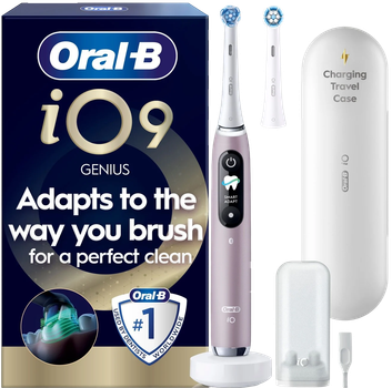 Електрична зубна щітка Oral-B iO9 Rose + Brush Head + TC