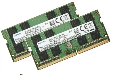 Комплект оперативной памяти для ноутбука Samsung 32GB (2x16GB) DDR4 3200MHz SO-DIMM 2Rx8 (M471A2K43DB1-CWE)