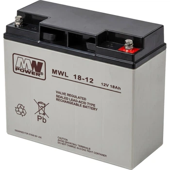 Аккумуляторная батарея MW Power VRLA AGM MWL 18-12 12V 18 Ah (5901885207506)