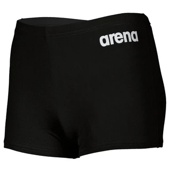 Плавки-боксеры для парней Arena BOY'S TEAM SWIM SHORT SOLID черный, белый Детские 128см