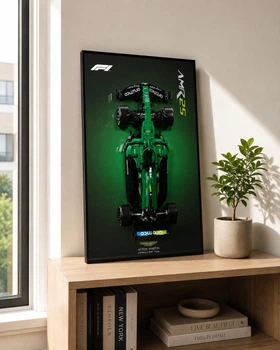 Арт Тримач Рамка 80x50 см. на Стіну для Конструктора LEGO Technic "Формула-1" Aston Martin Aramco AMR25 (42240) Сезон 2025 - Type-A