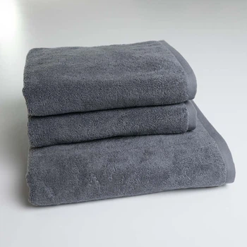 Набор отельных полотенец 3шт GM Textile 50х90см, 50х90см, 70х140см 500г/м2 (Серый)