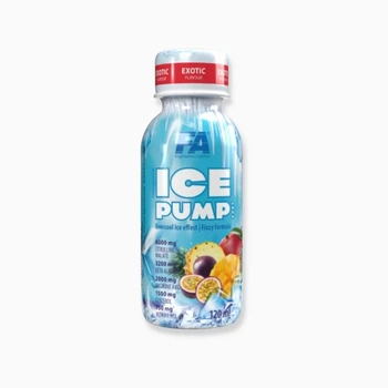 Передтренувальний комплекс, Ice Pump Juice Shot, Fitness Authority, 120 мл (Екзотік)
