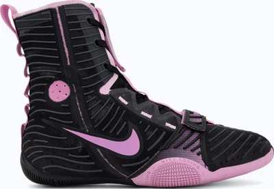 Взуття для боксу Nike Hyperko 3 чорний, рожевий Уні 41 (8US) 26 см