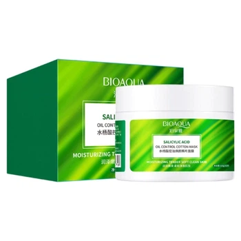 Маска для обличчя з екстрактом саліцилової кислоти Bioaqua Salicylic Acid Acne Oil Control Cotton Mask, 55 сошеток по 110 мл