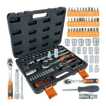 Набор инструментов 72 элемента для дома и автомобиля хром-ванадиевая сталь Bigstren LS-1940