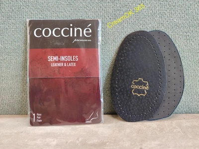 Полустельки женские из кожи на латексе Coccine Leather & Latex 665/62/02/ черные
