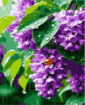 Картина по номерам Artissimo Сирень, 40 х 50 см (PN8694) (Без коробки)