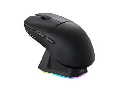 Мишка ігрова бездротова, Ajazz Aj159 pro, Black Wireless/Bluetooth/USB Charging Dock