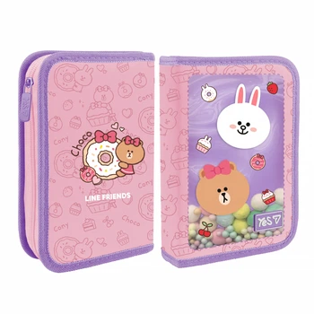 Пенал твердий Yes одинарний з клапаном HP-03 Line Friends Always Together (533731)