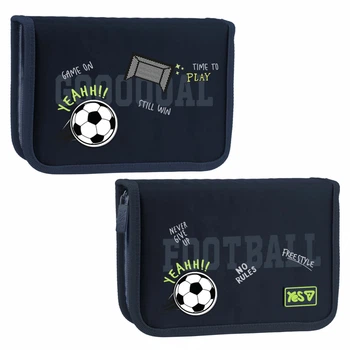 Пенал твердий Yes одинарний з клапаном HP-03 Football (533869)