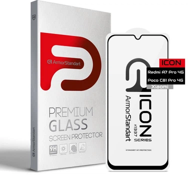 Защитное стекло ArmorStandart ICON Glass для смартфона Xiaomi Redmi A7 Pro 4G/Poco C81 Pro 4G (ARM91138)