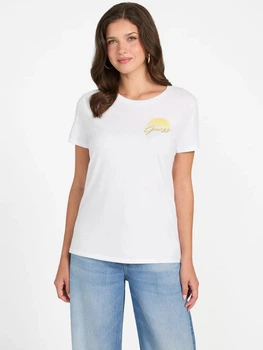 Футболка хлопковая женская Guess 705266197 S Белая (1160568047)