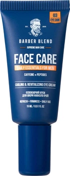 Освежающий крем для кожи вокруг глаз Barber Blend Face Care Daily Essentials For Men Cooling & Revitalizing Eye Cream 15 мл (4823109705951)