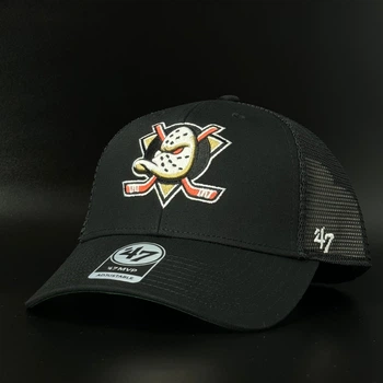 Черная кепка 47 Brand NHL Anaheim Ducks Branson H-BRANS25CTP-BKH