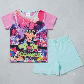 Детская пижама Disney Комиксы "Гуфи"— футболка и шорты Разноцветный 4-5 лет (110 см) Код: 3006lnt colors DG