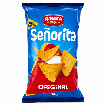 Чіпси Amica Senorita Tortilla Класичні 200 г