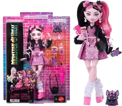 Кукла Монстер Хай Дракулаура Монстро-классика Новая ночь Monster High Draculaura Fabulous Fashion Doll
