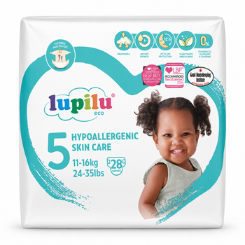 Підгузки Lupilu skin care 5 (11-16 кг) 28 шт