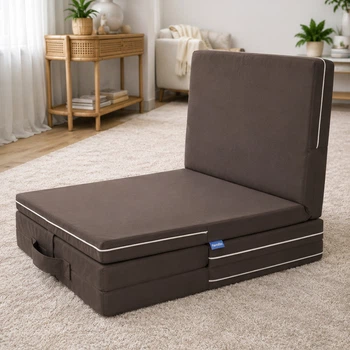 Матрац складаний безпружинний Family Sleep Flex Fold Transform Collection 7, 70х200, Коричневий
