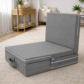 Матрац складаний безпружинний Family Sleep Flex Fold Transform Collection 7, 70х200, Сірий