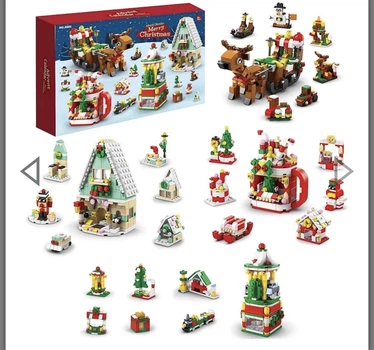 Адвент-календар Конструктор Merry Christmas 24-в-1 (Арт. 8886) - Уценка