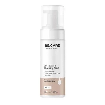Пенка для умывания чувствительной кожи Re.Care Gentle Care Cleansing Foam, 150 мл (4823109410220)