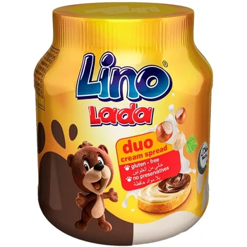 Шоколадно-молочная паста Lino Lada Duo с фундуком 350 г