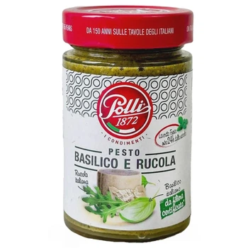 Соус Polli песто базилик и рукола 190g