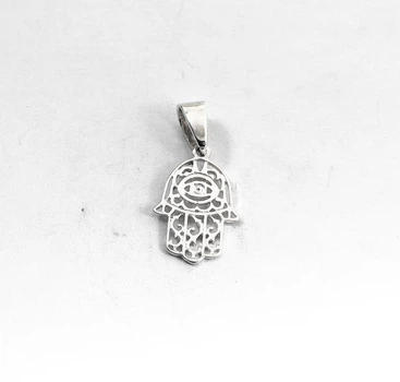 Кулон оберіг Рука Хамса Maxi Silver 9581 2 см Сріблястий (89581)