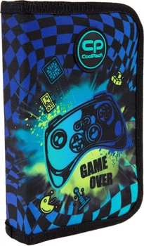Пенал на молнии пустой СoolPack Gamer Chess с органайзером для ручек 20x14x3 см (F076964)