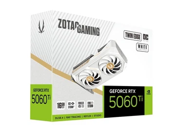 Видеокарта GeForce RTX 5060 Ti 16GB Zotac Twin Edge OC White (ZT-B50620Q-10M)