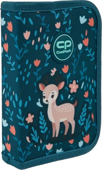 Пенал на молнии пустой СoolPack Deer с органайзером для ручек 20x14x3 см (F076962)