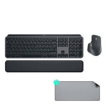 Комплект Logitech MX Keys for Business UA Graphite + Desk Mat Studio Series Mid Grey (MX920-010933) Logitech MX920-010933 1060723