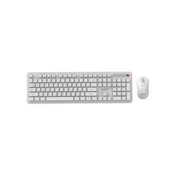 Комплект Gembird Slim Pro Business Wireless White (KBS-WPS-01-W-CYRL) GEMBIRD KBS-WPS-01-W-CYRL 1059164