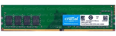 Оперативна пам'ять для ПК Crucial DDR4 8GB 2400MHz UDIMM PC4-2400 (CB8GU2400.C8ET)